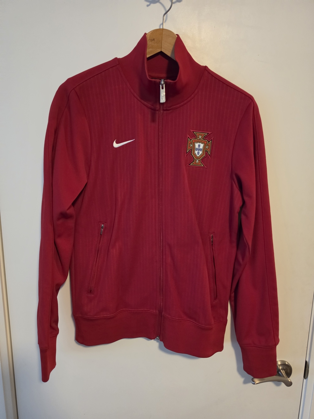 Nike - Mens Portugal Red Zip-Up Track Jacket SIZE Small